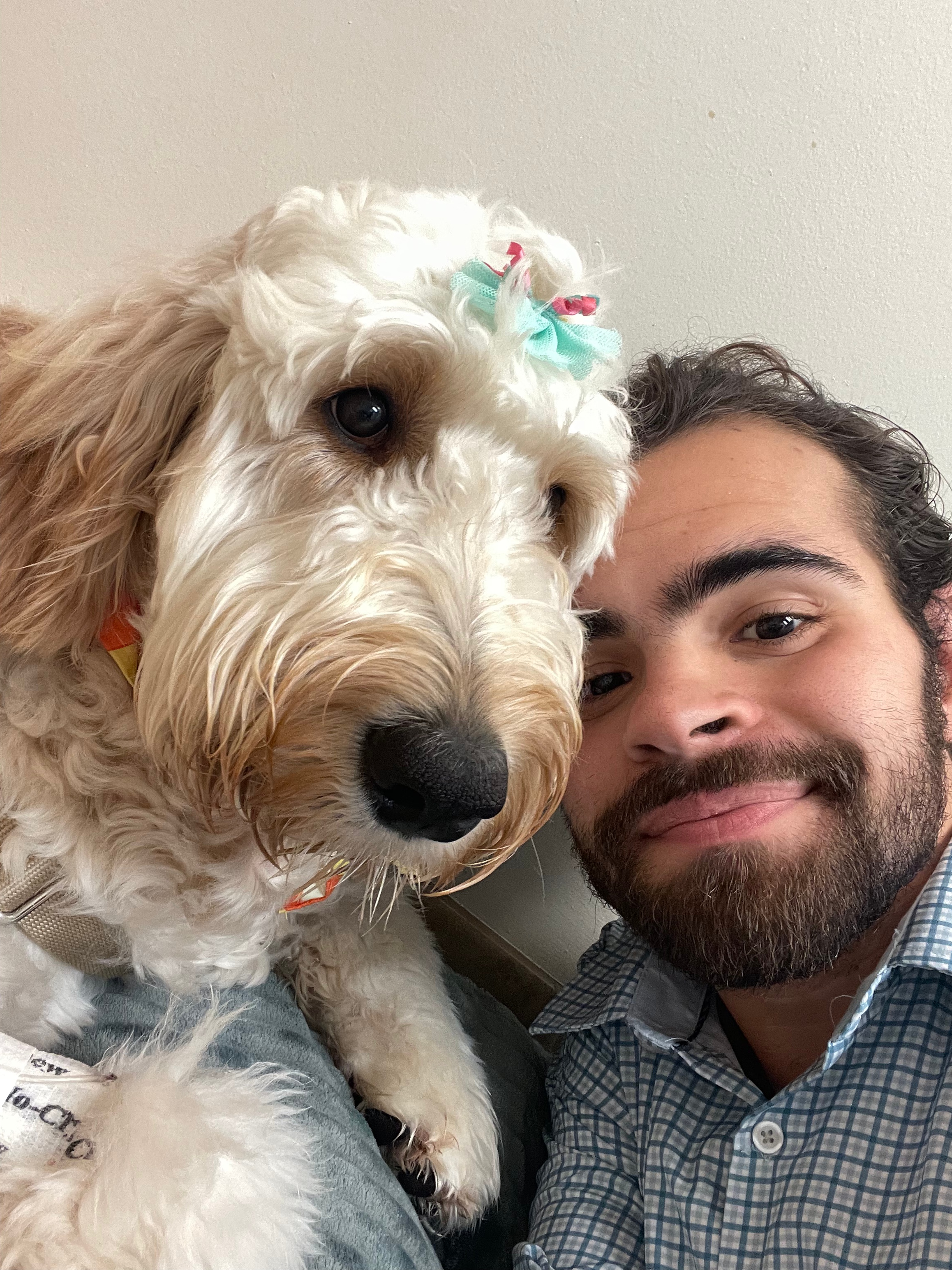 Bryce and his dog, Daisy